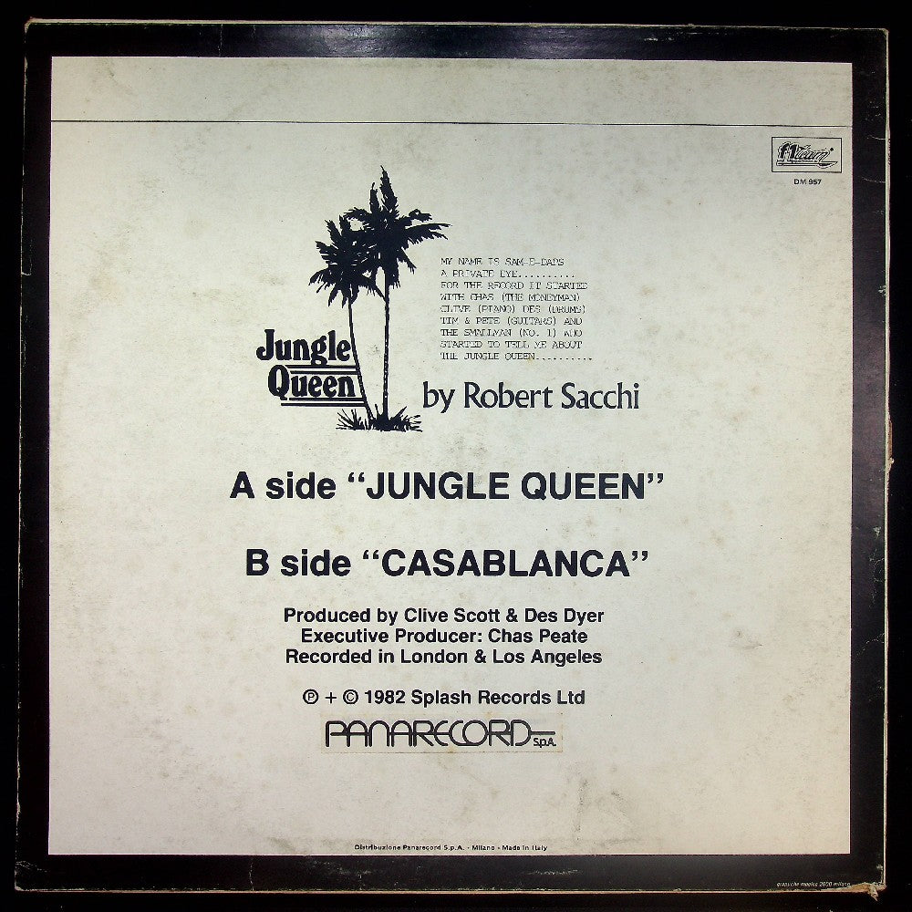 EBOND Robert Sacchi - Jungle Queen Vinile V034031