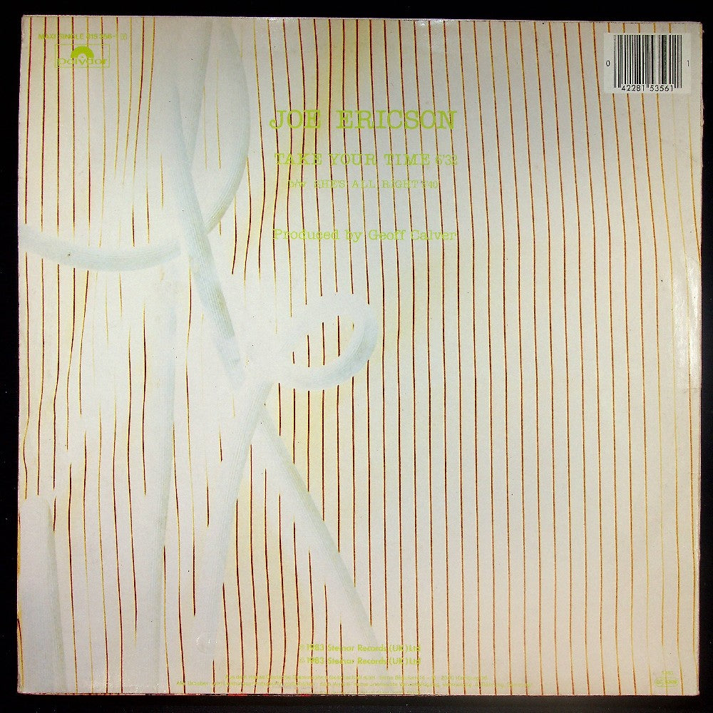 EBOND Joe Ericson - Take Your Time / She's All Right Vinile V034105
