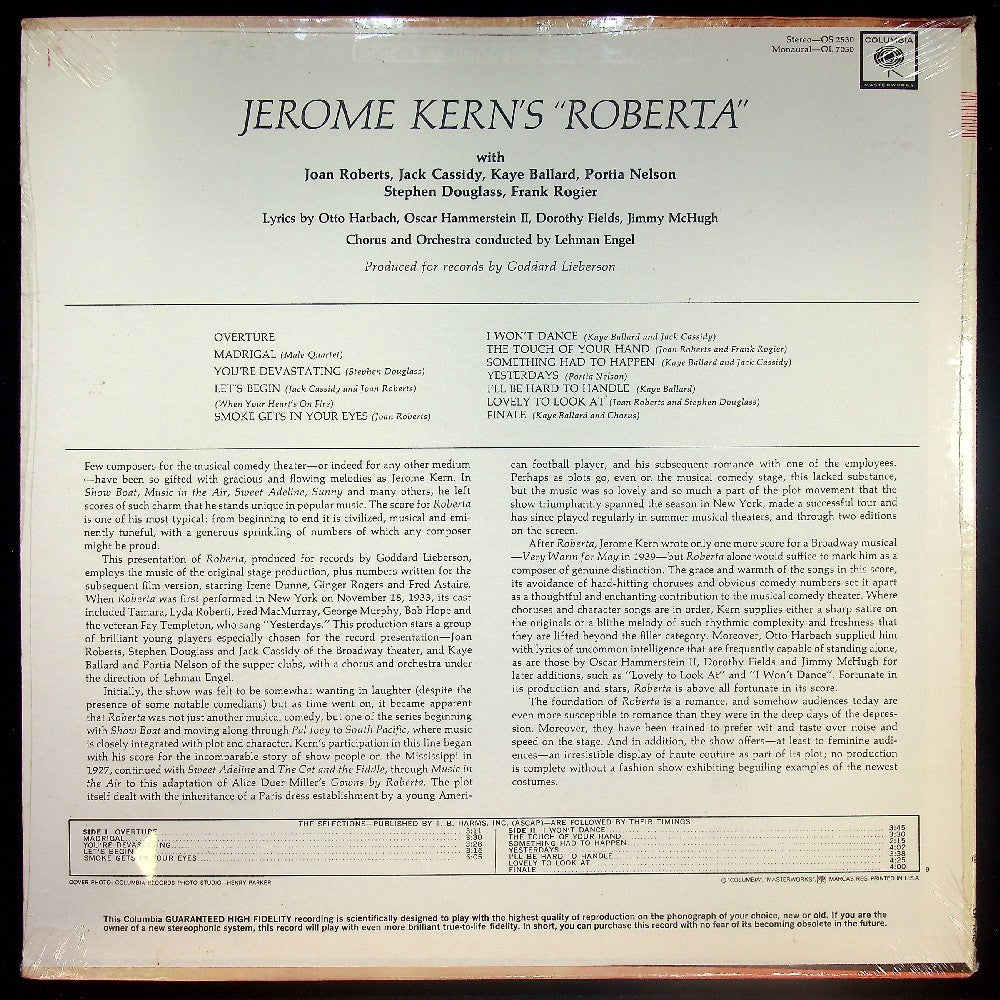 EBOND Jerome Kern - Roberta - (SIGILLATO) Vinile V035040