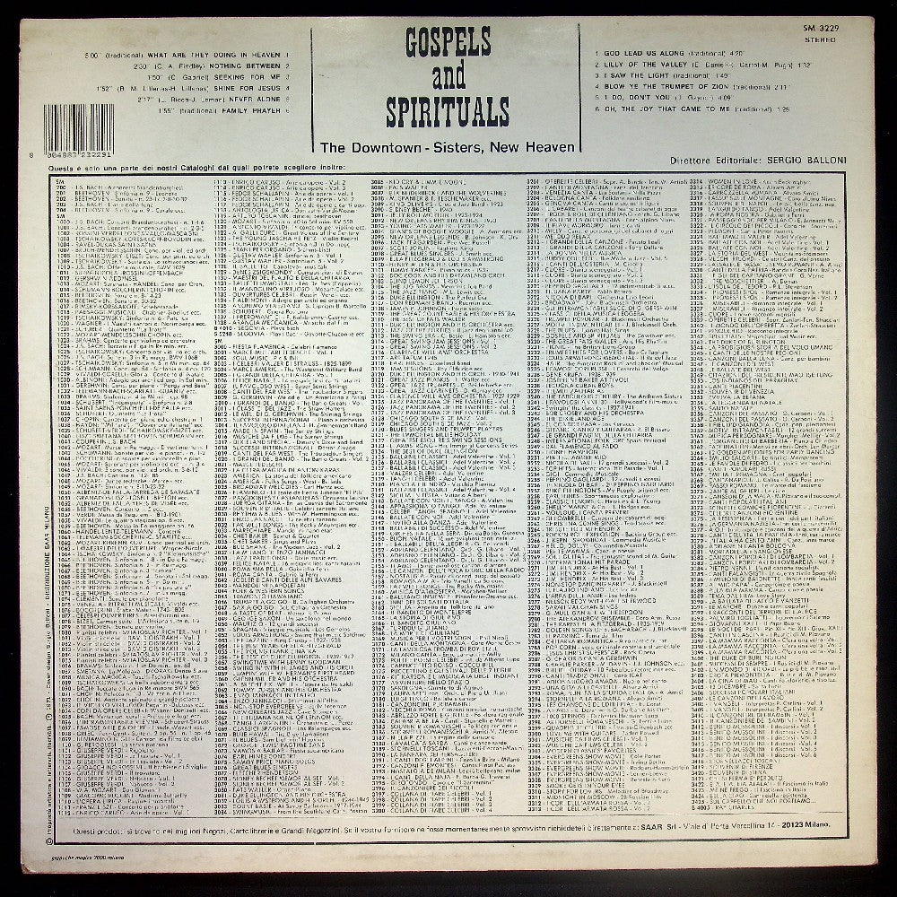 EBOND The Downtown Sister New Heaven - Gospels And Spirituals Vinile V035048