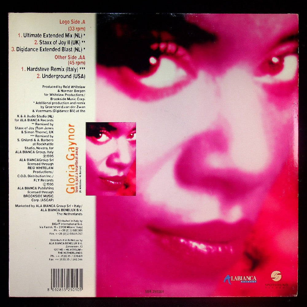 EBOND Gloria Gaynor - Love Is Just A Heartbeat Away Vinile V035057