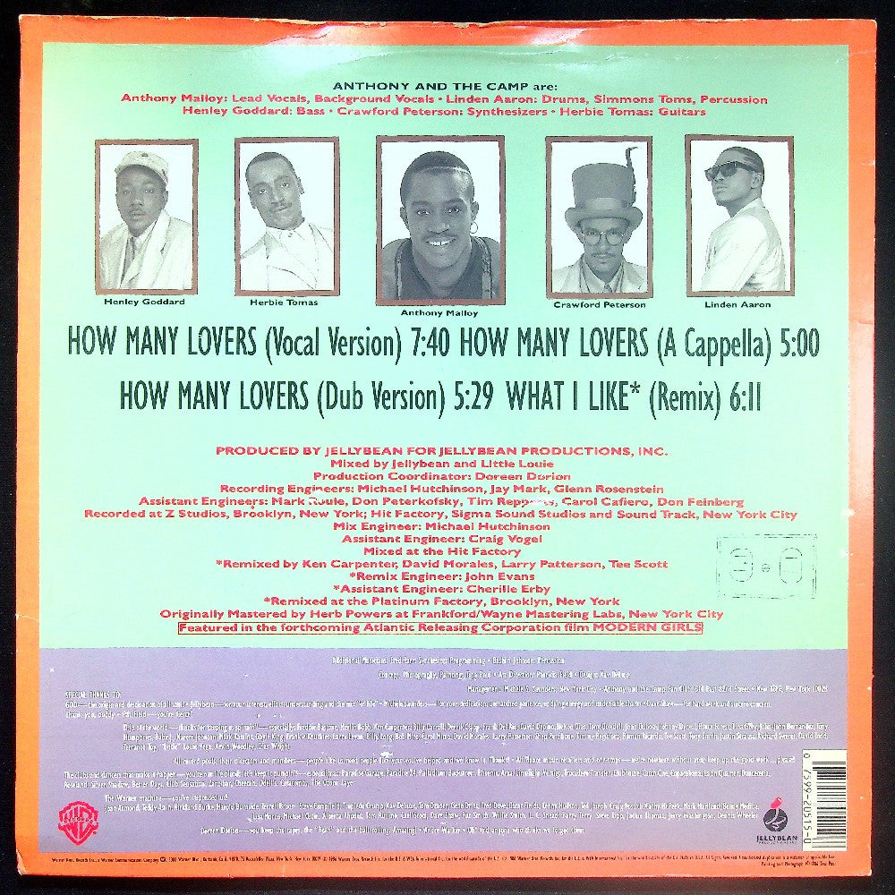 EBOND Anthony And The Camp - How Many Lovers Vinile V035073