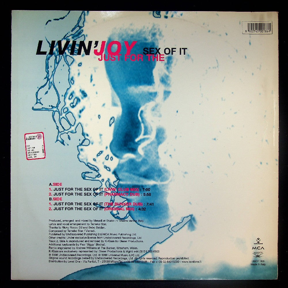 EBOND Livin' Joy - Just For The Sex Of It Vinile V035126