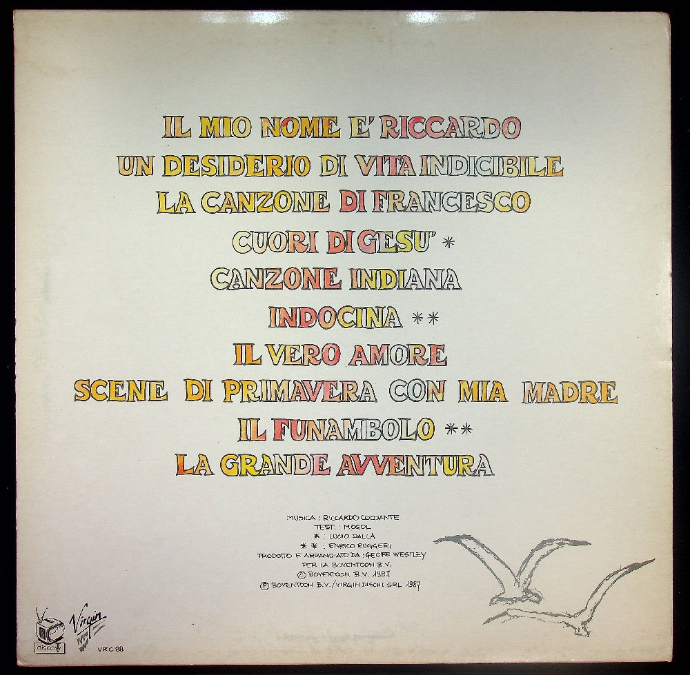 EBOND Riccardo Cocciante - La Grande Avventura Vinile V036002