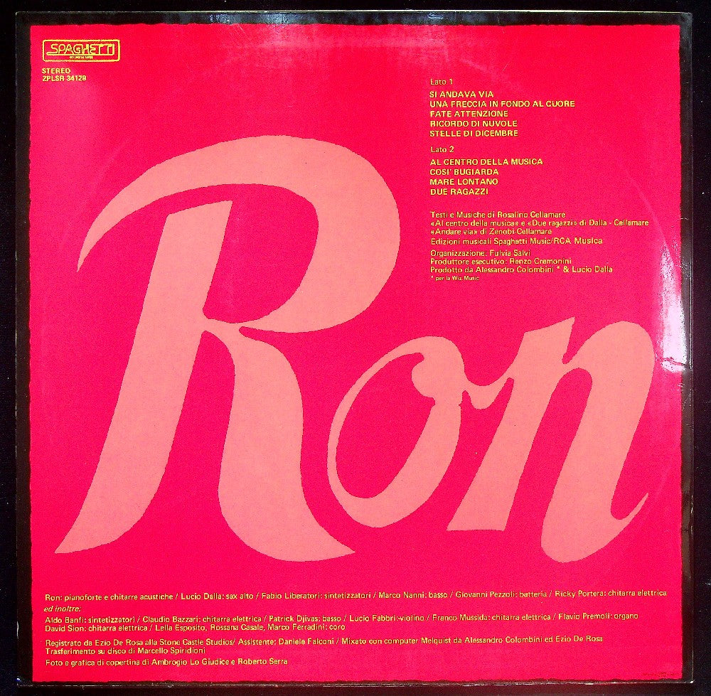 EBOND Ron - Al Centro Della Musica Vinile V036006