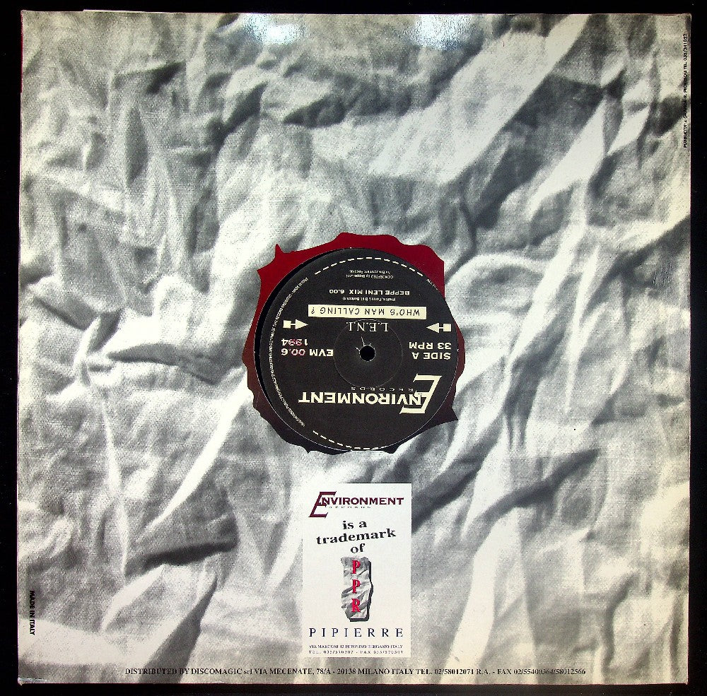 EBOND L.E.N.I. - Who's Man Calling? Vinile V036054