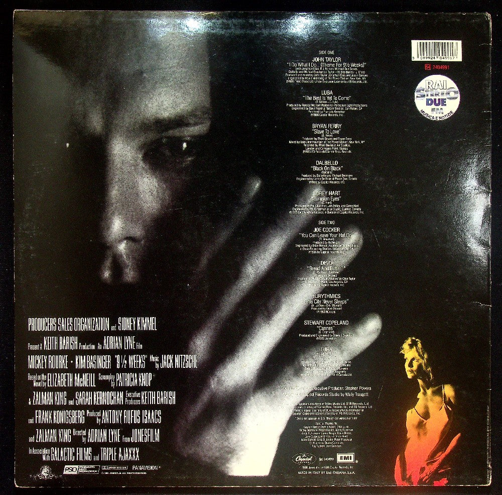 EBOND Various - 9½ Weeks - Original Motion Picture Vinile V036114