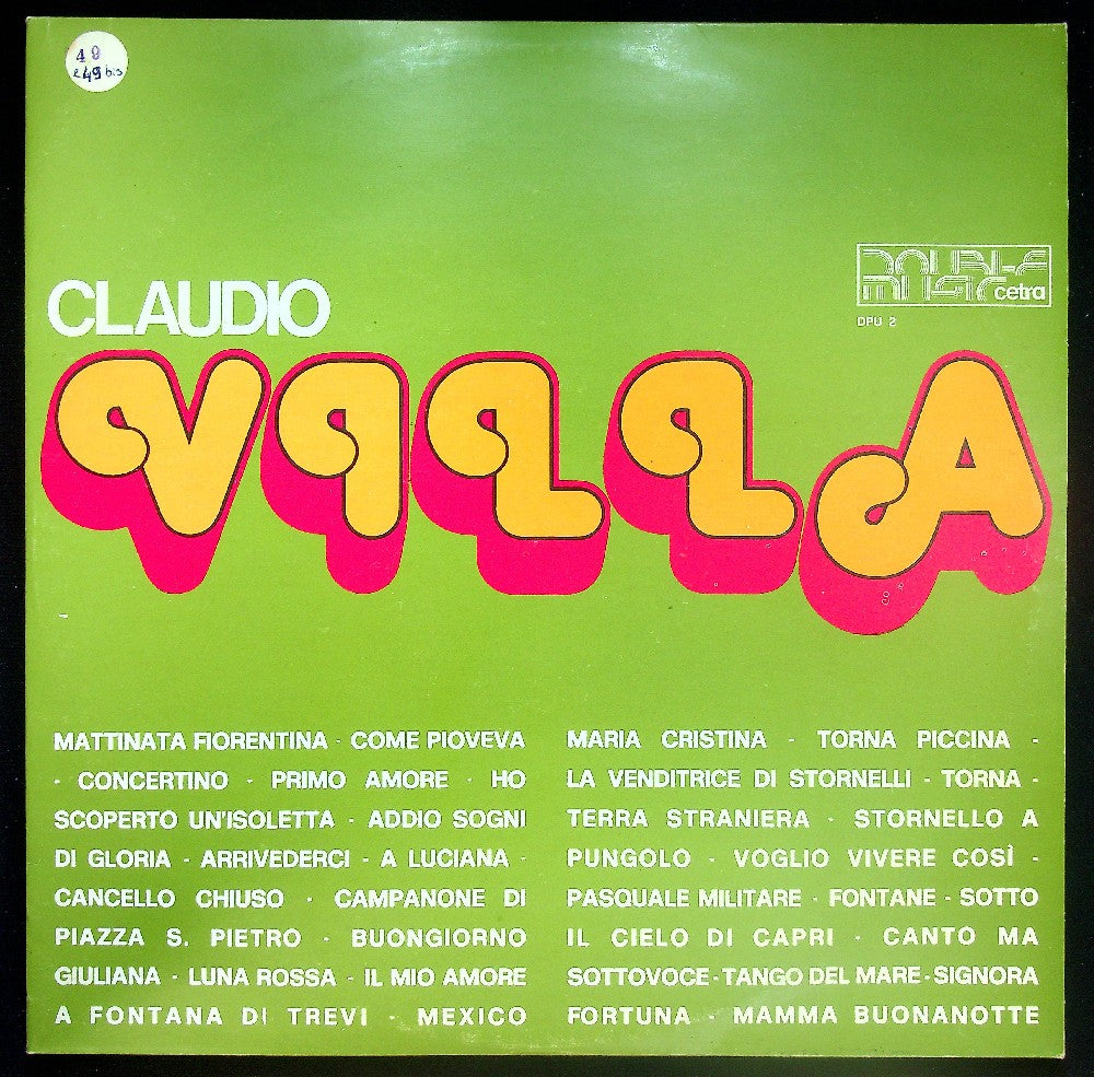 EBOND Claudio Villa - Un Successo Che Dura Nel Tempo Vinile V036127