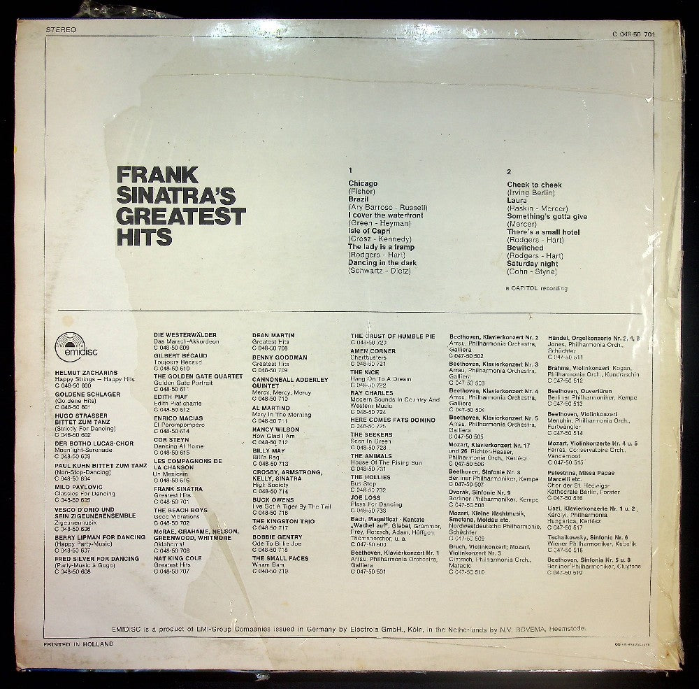 EBOND Frank Sinatra - Frank Sinatra's Greatest Hits Vinile V037021