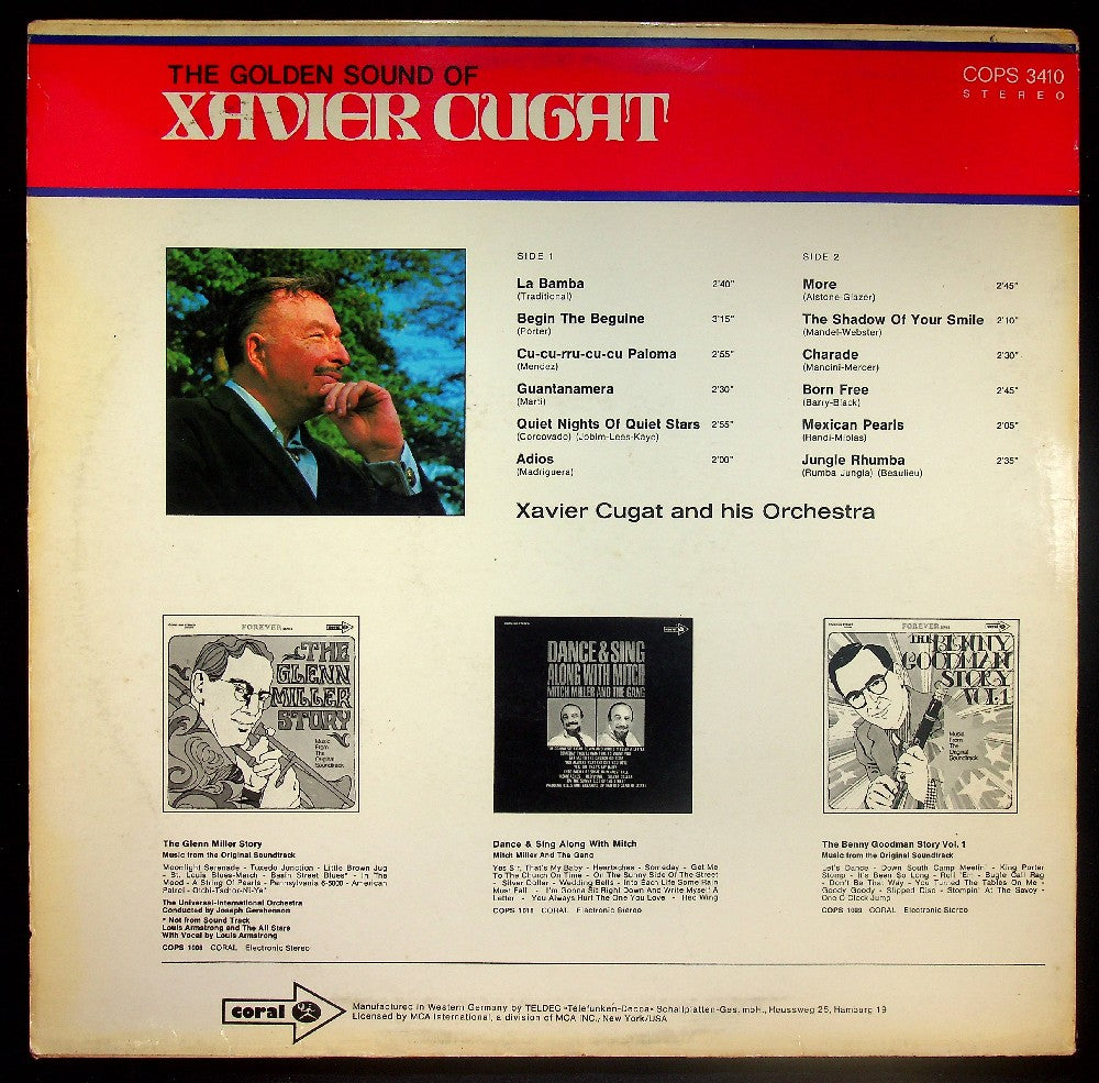 EBOND Xavier Cugat And His Orchestra - The Golden Sound Of Xavier Cugat Vinile V037032