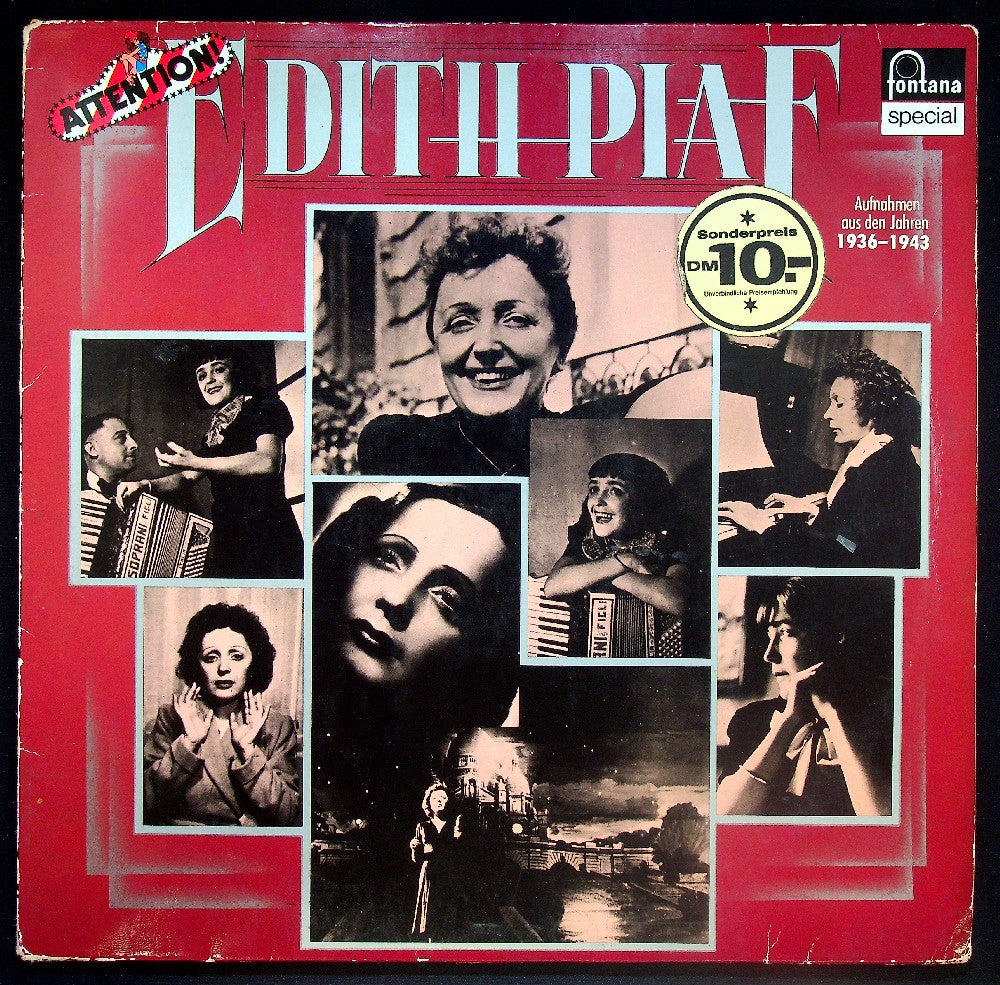 EBOND Edith Piaf - Attention! Edith Piaf! Vinile V037053