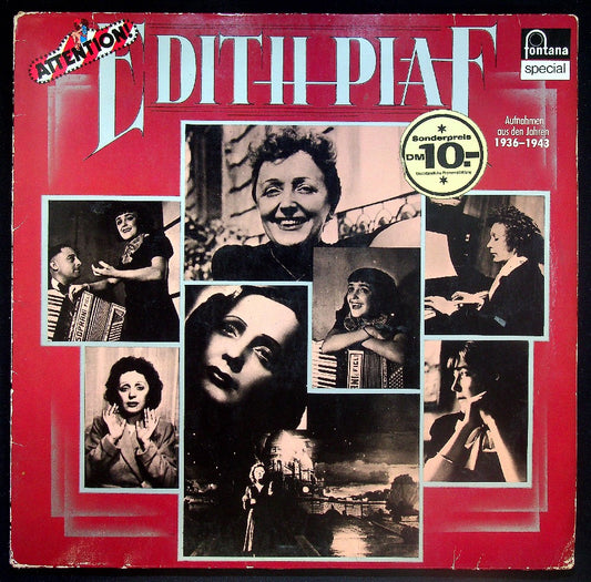 EBOND Edith Piaf - Attention! Edith Piaf! Vinile V037053