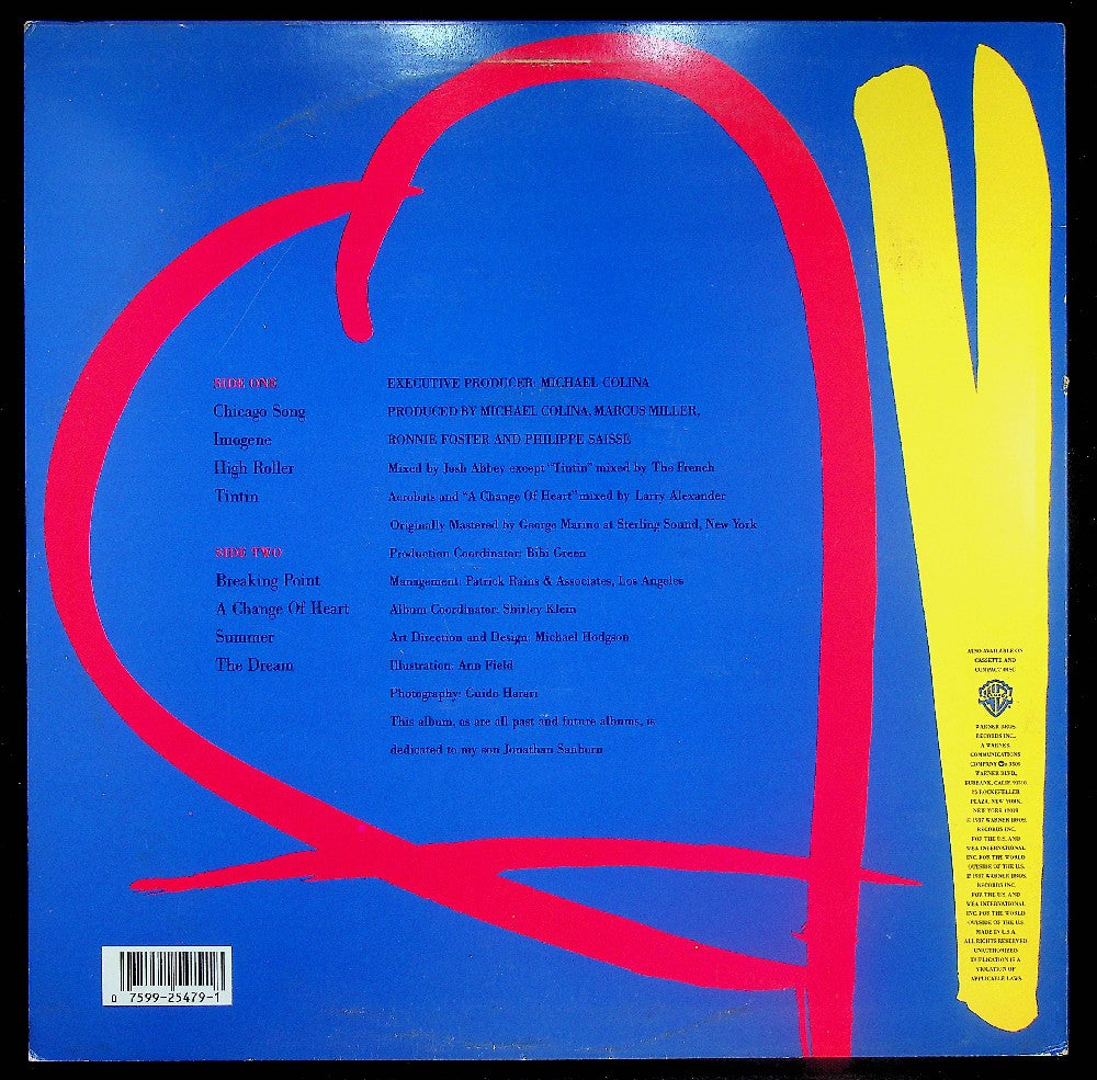 EBOND David Sanborn - A Change Of Heart Vinile V037093