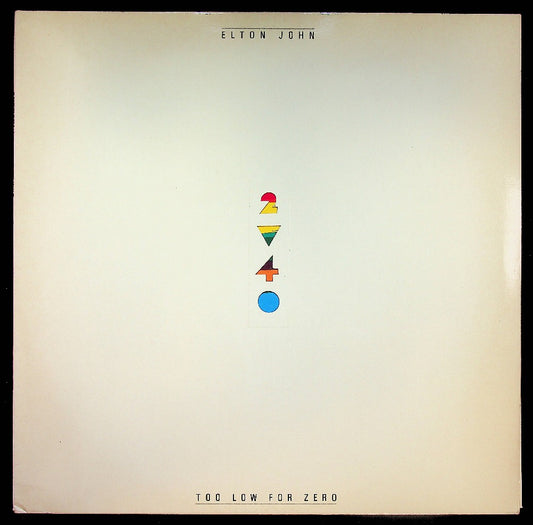 EBOND Elton John - Too Low For Zero Vinile V037136
