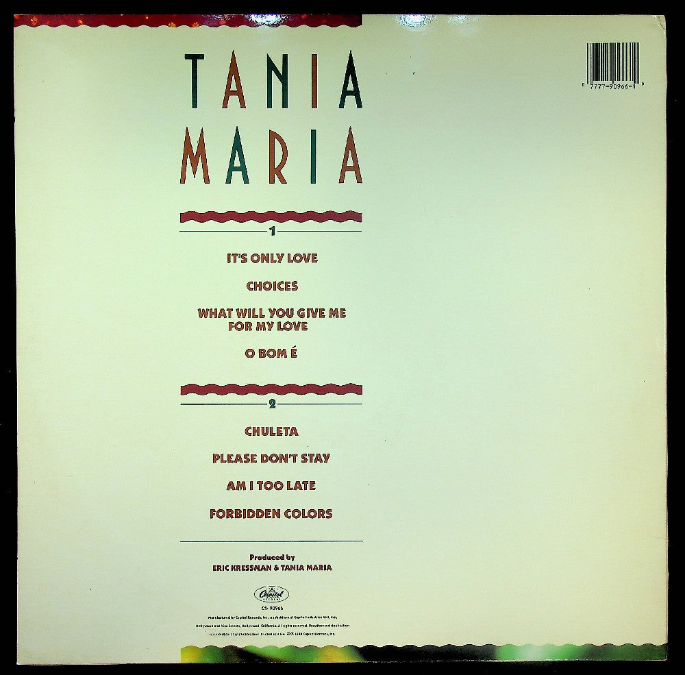 EBOND Tania Maria - Forbidden Colors Vinile V037148