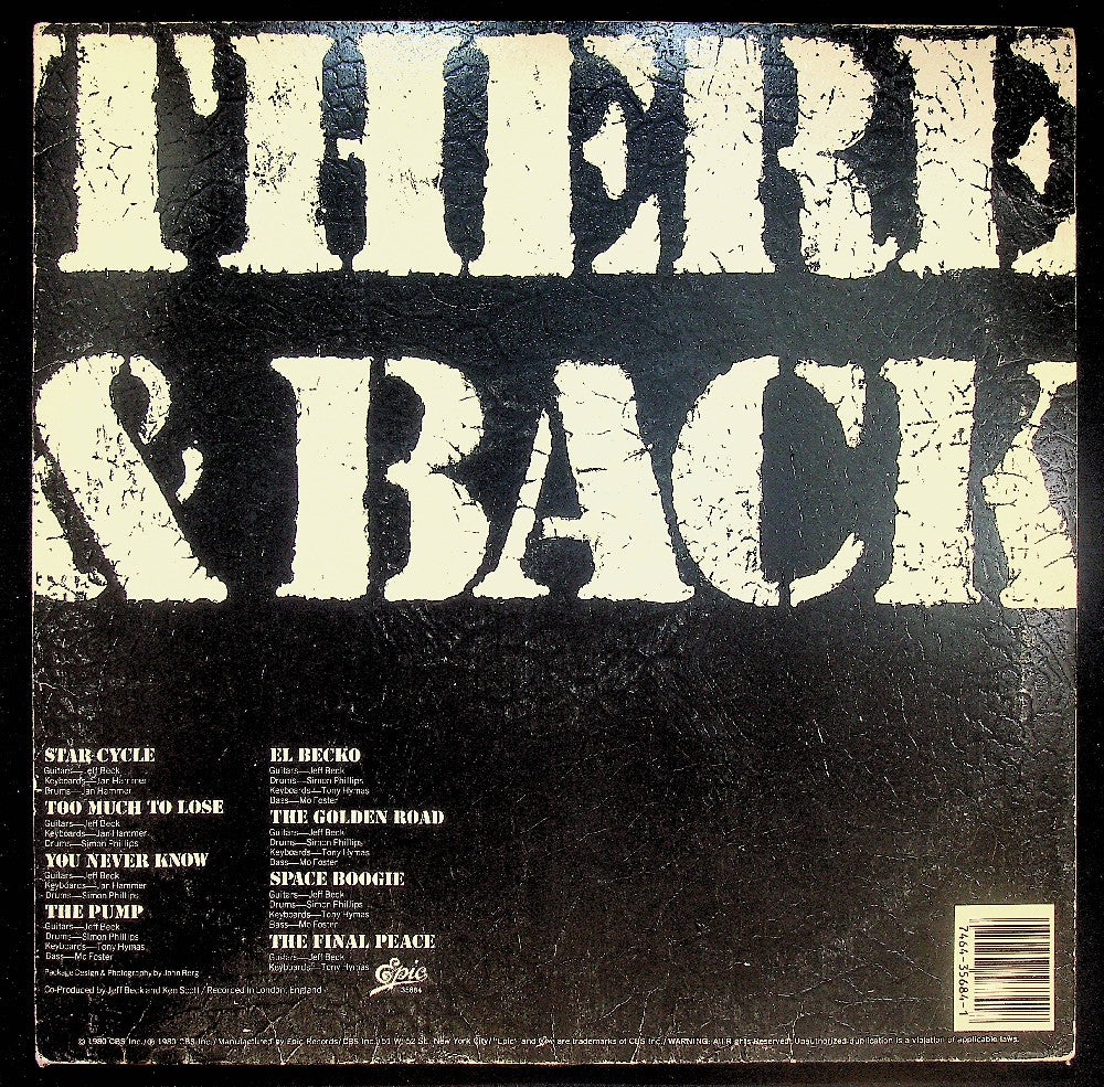 EBOND Jeff Beck - There & Back Vinile V038110