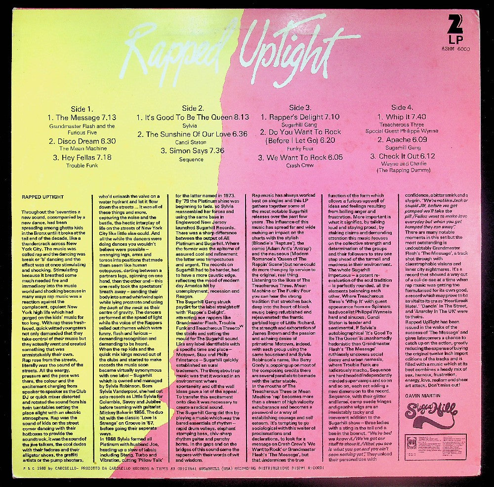 EBOND Various - Rapped Uptight Vinile V038147