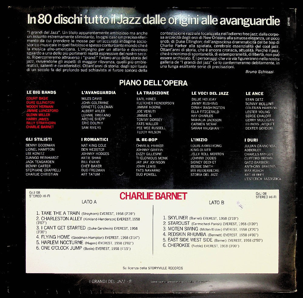 EBOND Charlie Barnet - Charlie Barnet Vinile V039038