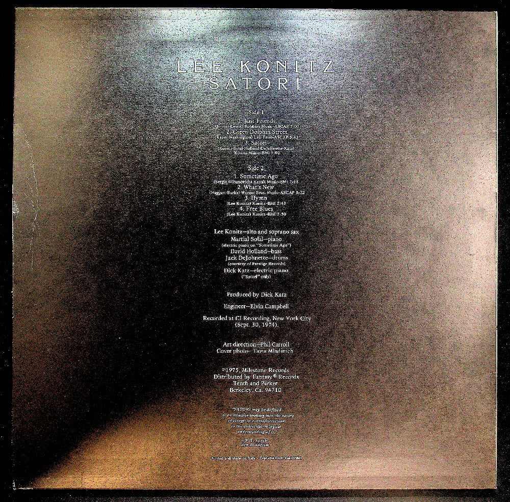 EBOND Lee Konitz - Satori Vinile V039065