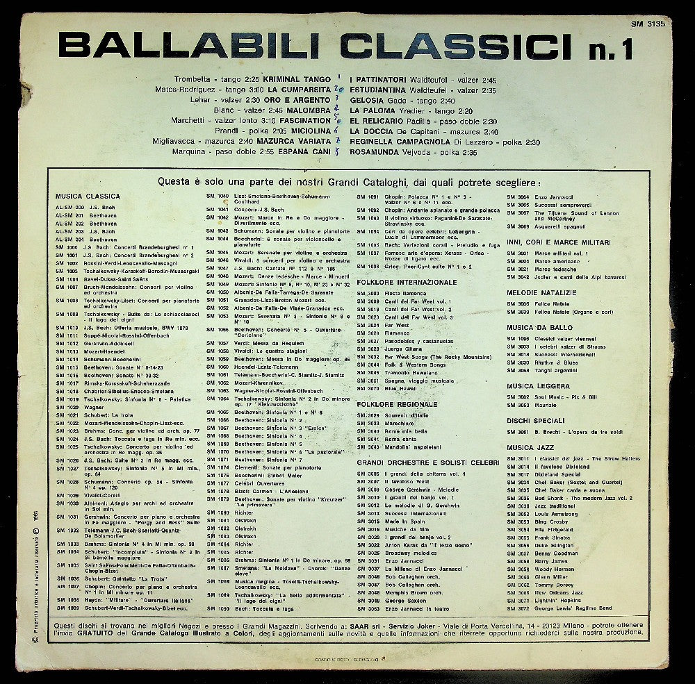 EBOND Adel Valentine - Ballabili Classici N° 1 Vinile V039117
