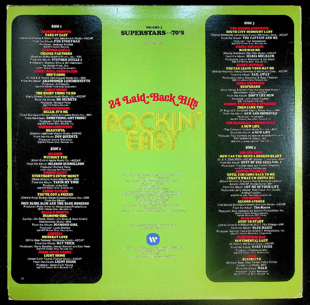 EBOND Various - Rockin' Easy - 24 Laid-Back Hits Vinile V040112