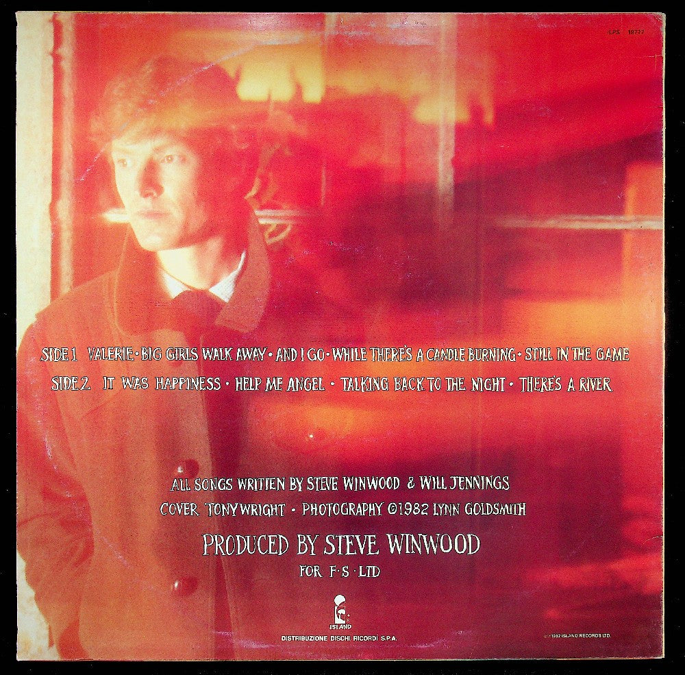 EBOND Steve Winwood - Talking Back To The Night Vinile V041057