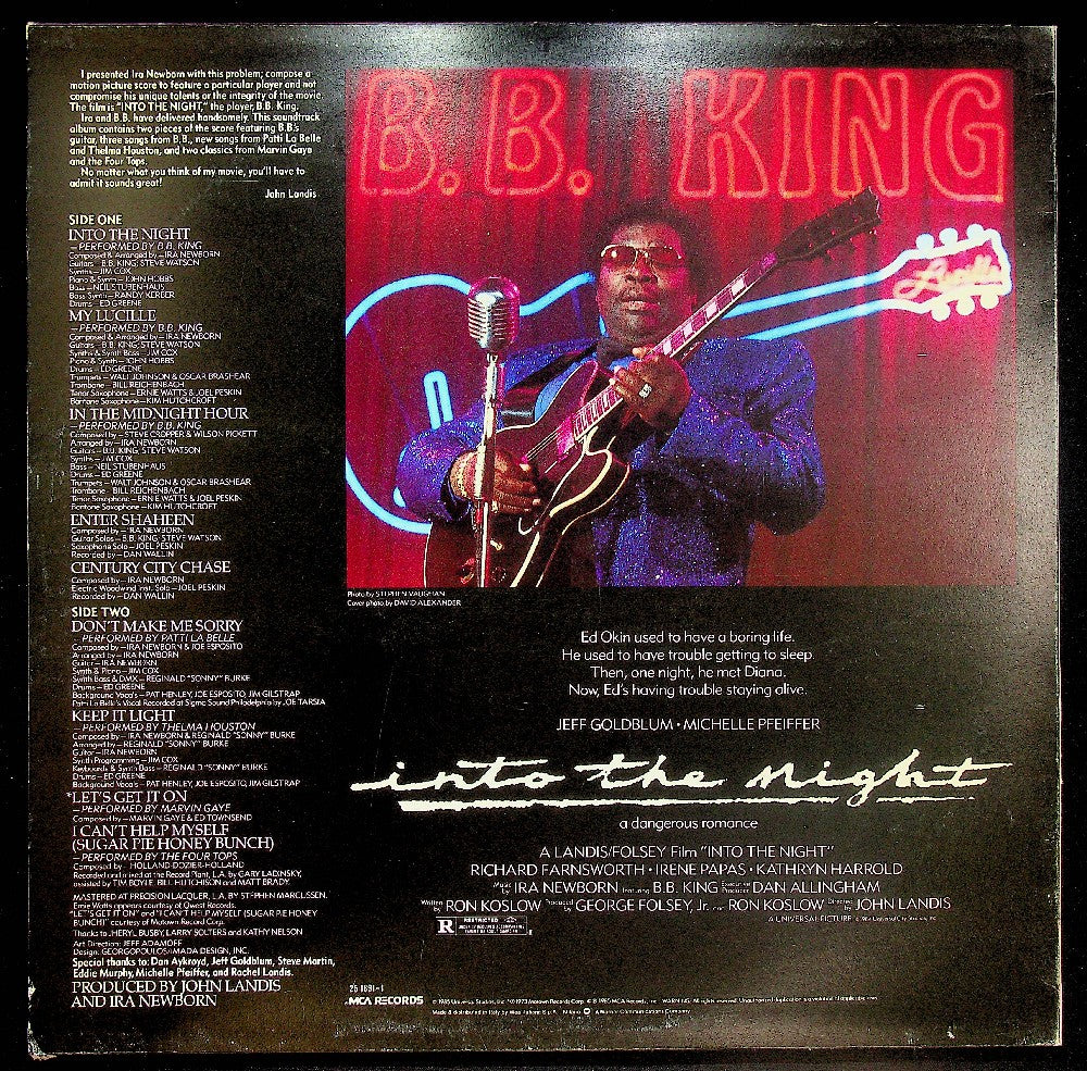 EBOND Various - Into The Night (Music From The Original Motion Picture Soundtrack) Vinile V041071
