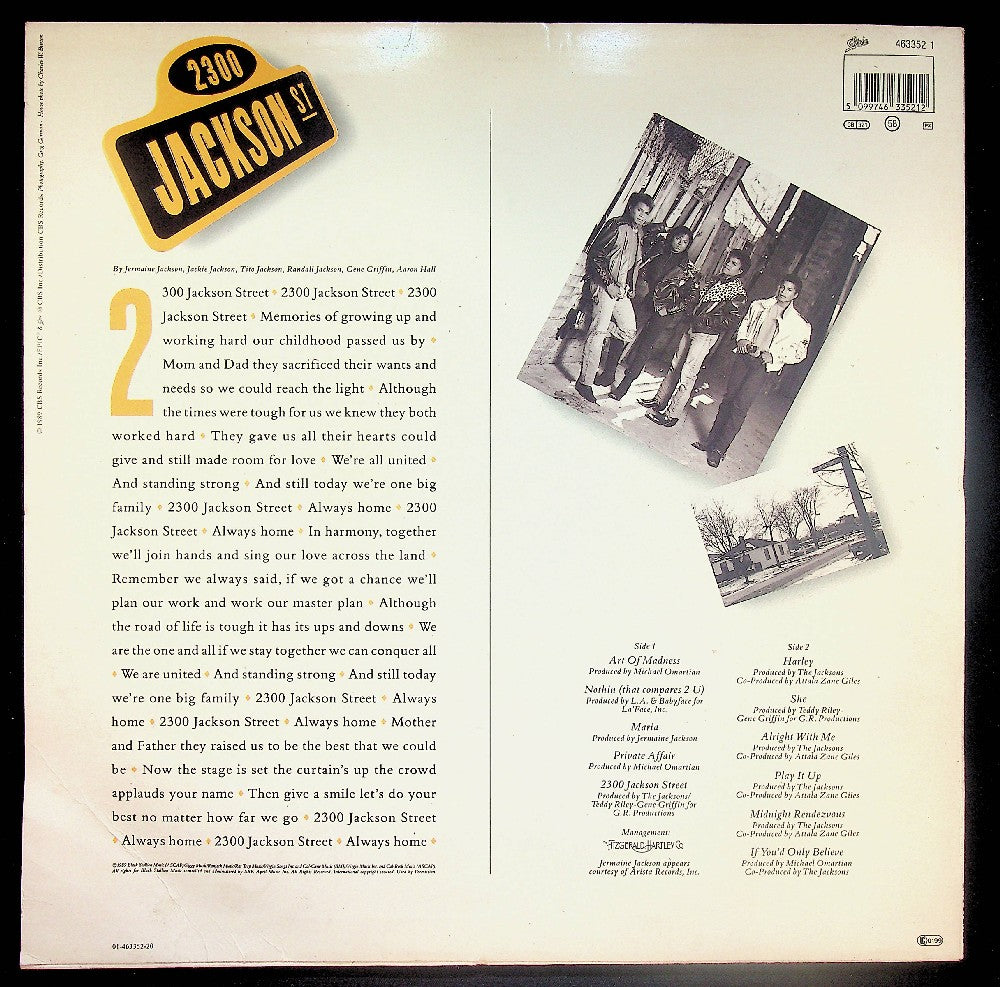 EBOND The Jacksons - 2300 Jackson Street Vinile V041085