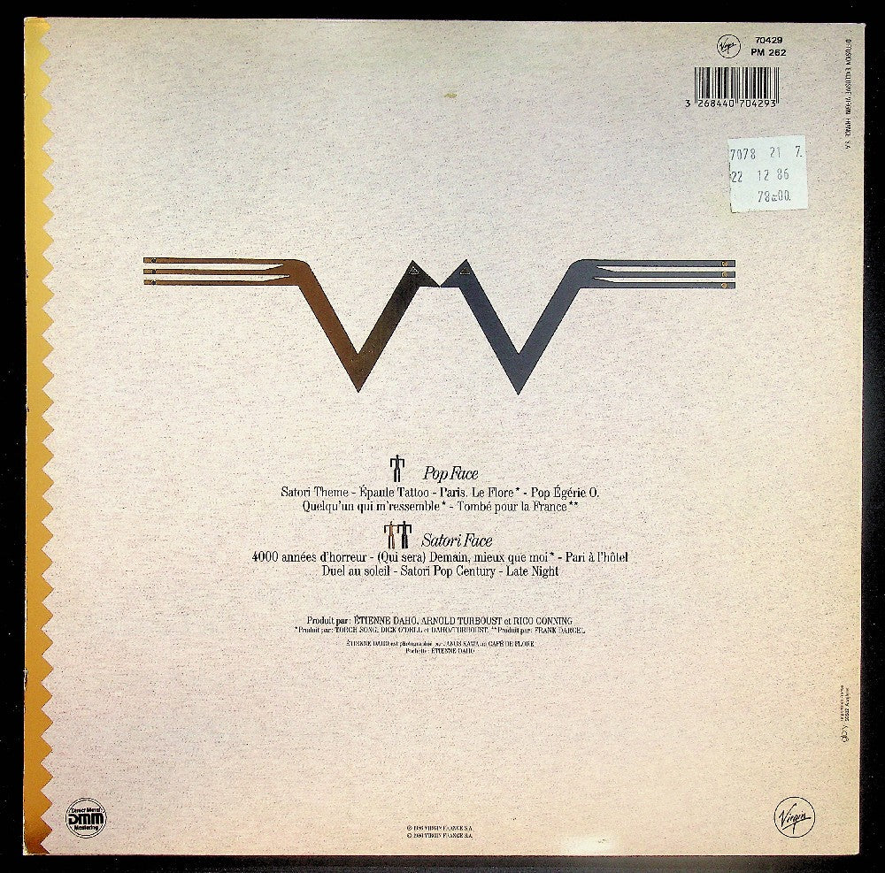 EBOND Etienne Daho - Pop Satori Vinile V041117