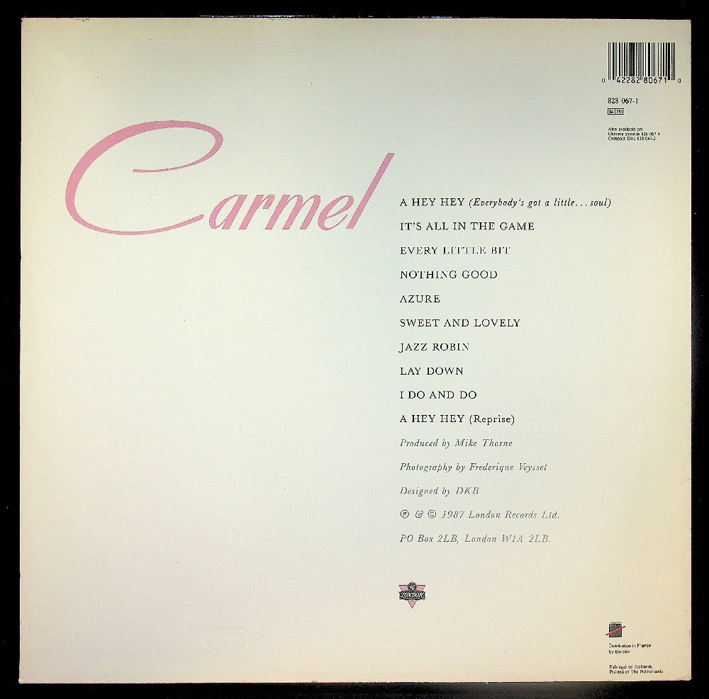 EBOND Carmel - Everybody's Got A Little...Soul Vinile V041119