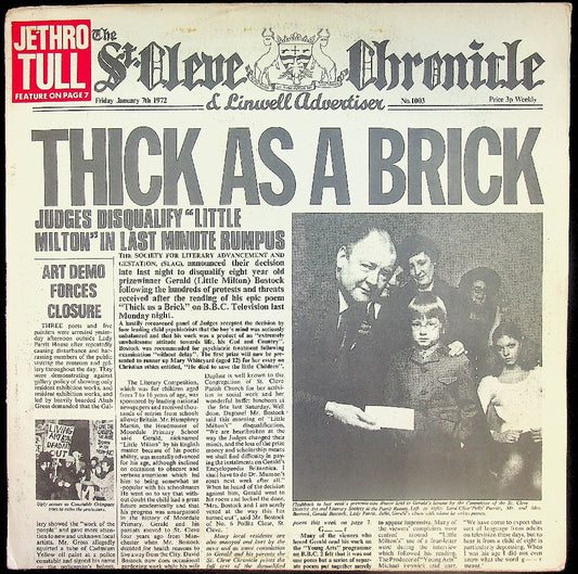 EBOND Jethro Tull - Thick As A Brick (Misprint) Vinile V042053