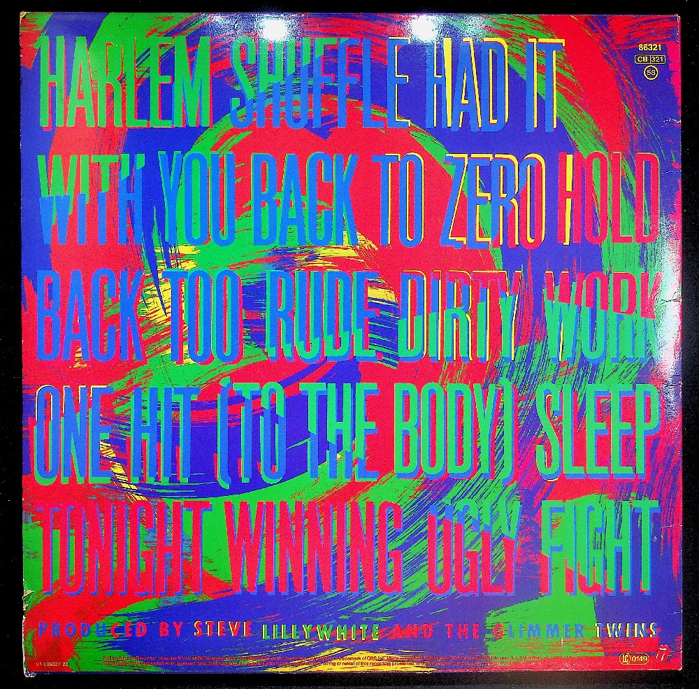 EBOND Rolling Stones - Dirty Work Vinile V042143