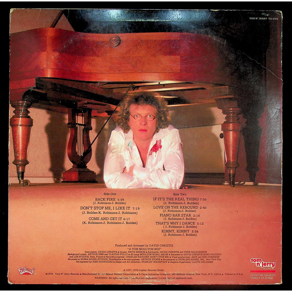 EBOND David Christie - Back Fire Vinile V043016