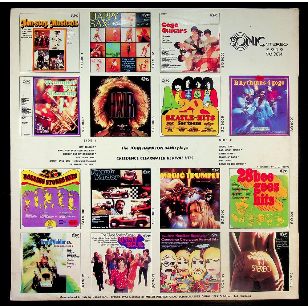 EBOND The John Hamilton Band - Plays Creedence Clearwater Revival Hits Vinile V043079