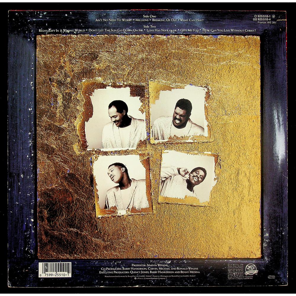 EBOND The Winans - Decisions Vinile V043085