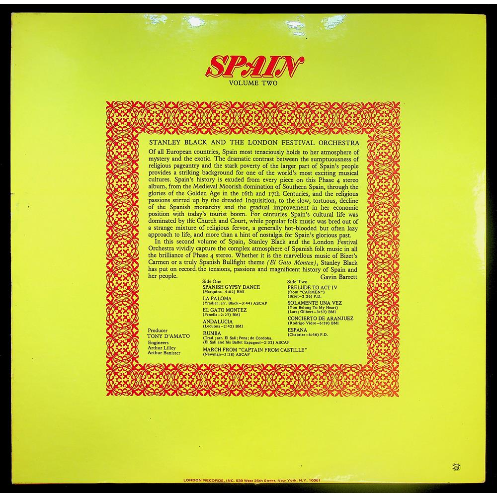 EBOND Stanley Black - Spain Volume Two Vinile V043123