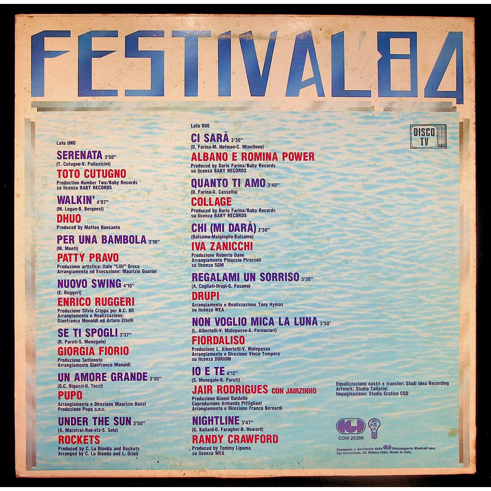 EBOND Various - Festival '84 Vinile V043130