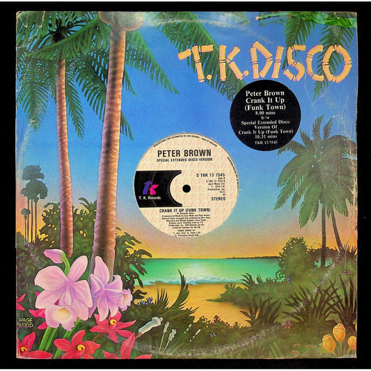 EBOND Peter Brown - Crank It Up (Funk Town) - Promo Vinile V044138