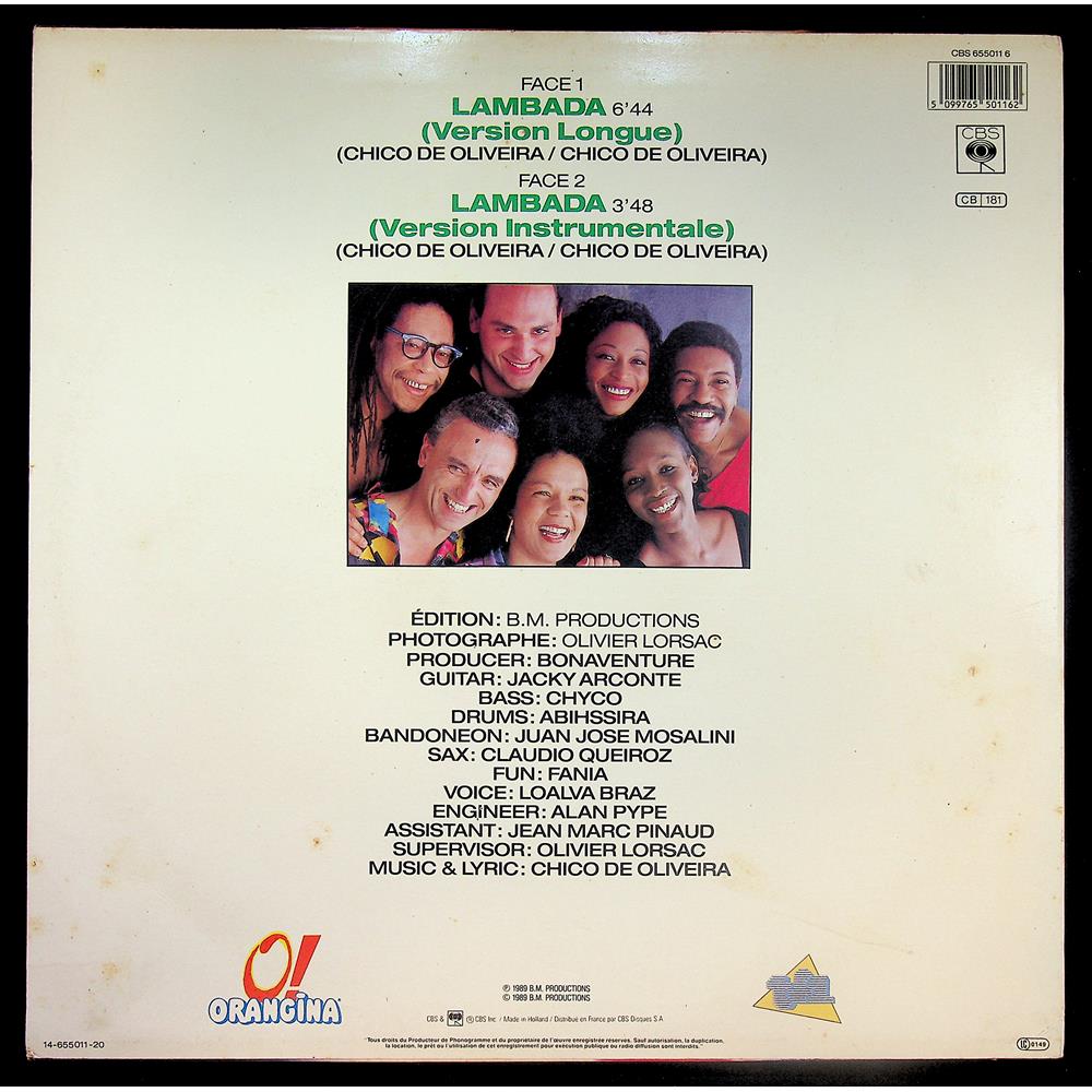 EBOND Kaoma - Lambada Vinile V045121