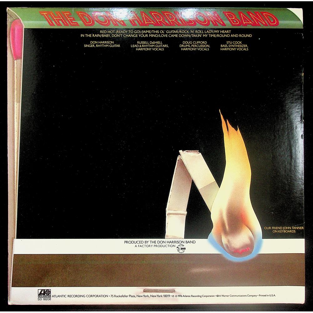 EBOND The Don Harrison Band - Red Hot Vinile V045122