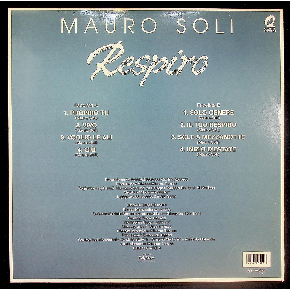 EBOND Mauro Soli - Respiro Vinile V045136