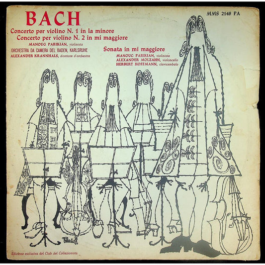 EBOND Bach - Concerto Per Violino N. 1 In La Minore - Concerto Per Violino N. 2 In Mi Maggiore / Sonata In Mi Maggiore Vinile V046017