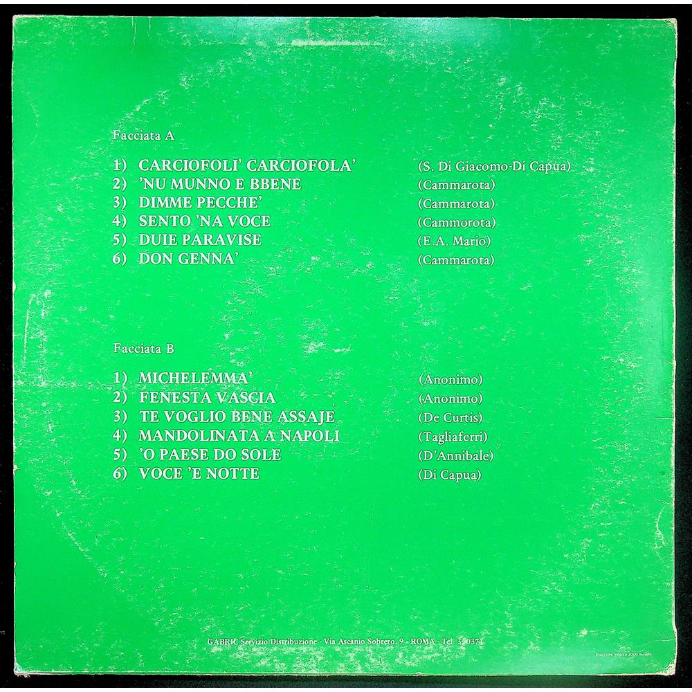 EBOND Italo Cammarota - Napoli A Plettro Vinile V046030