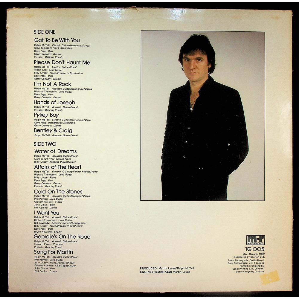 EBOND Ralph McTell - Water Of Dreams Vinile V046095