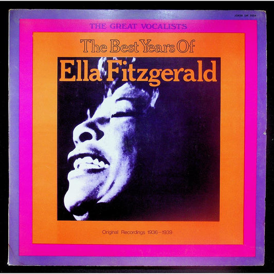 EBOND Ella Fitzgerald - The Best Years Of Ella Fitzgerald - Original Recordings 1936-1939 Vinile V049058