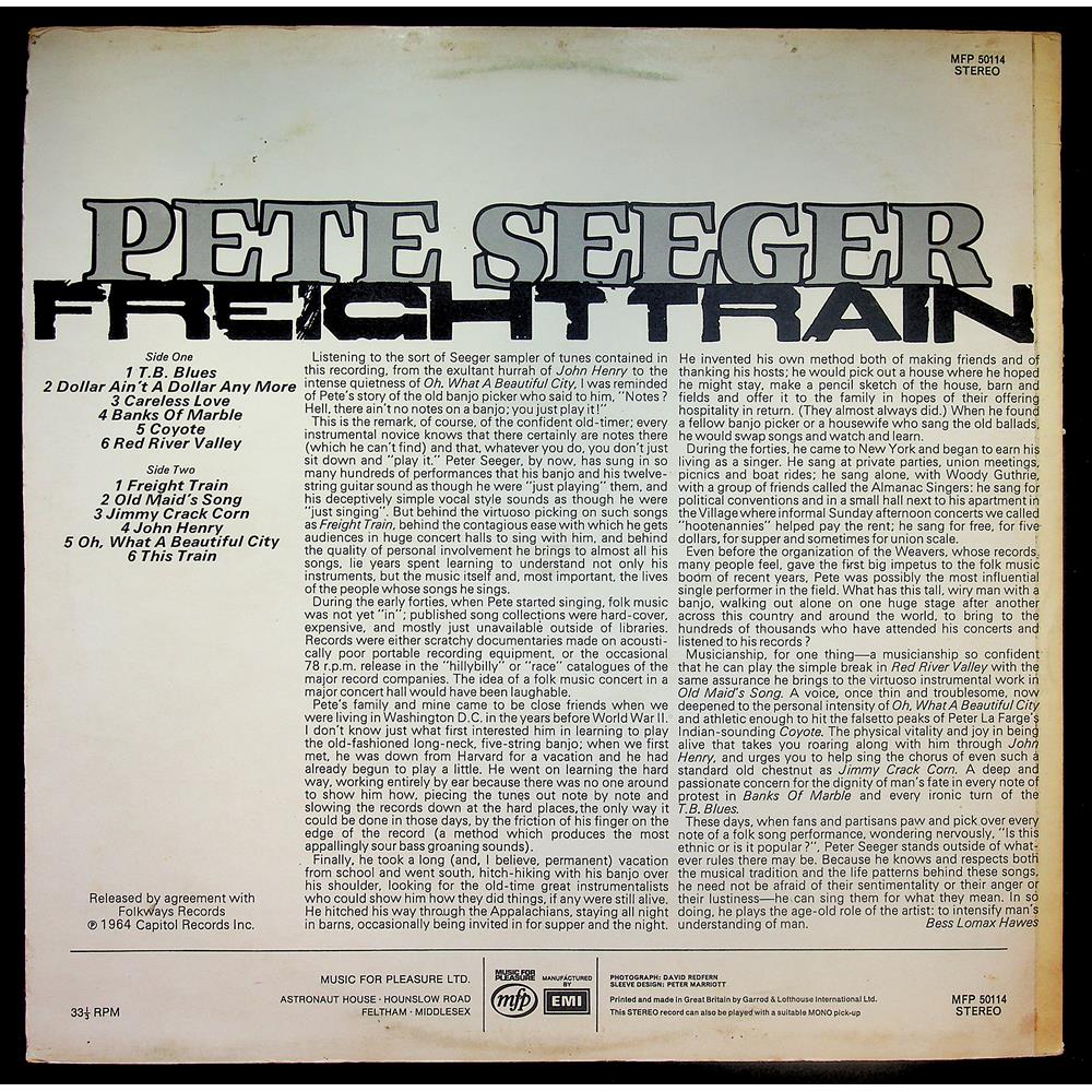 EBOND Pete Seeger - Freight Train Vinile V051056