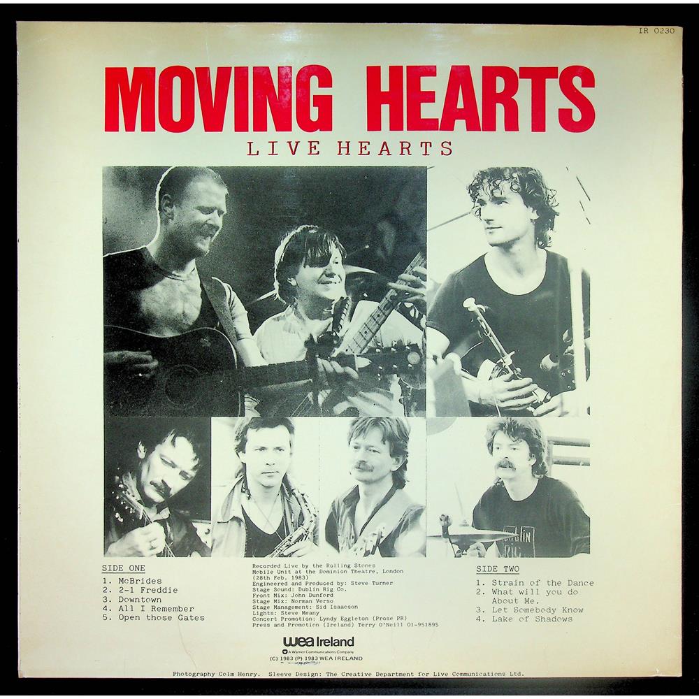 EBOND Moving Hearts - Live Hearts Vinile V052026