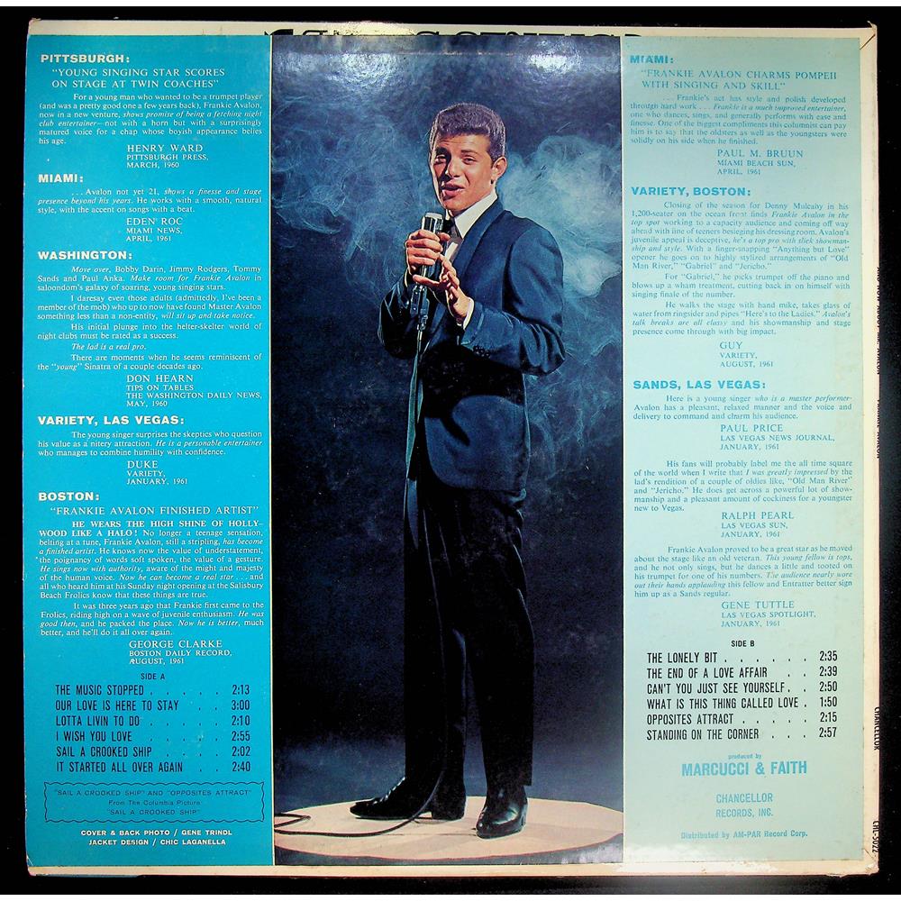 EBOND Frankie Avalon - ... And Now About Mr. Avalon Vinile V052039