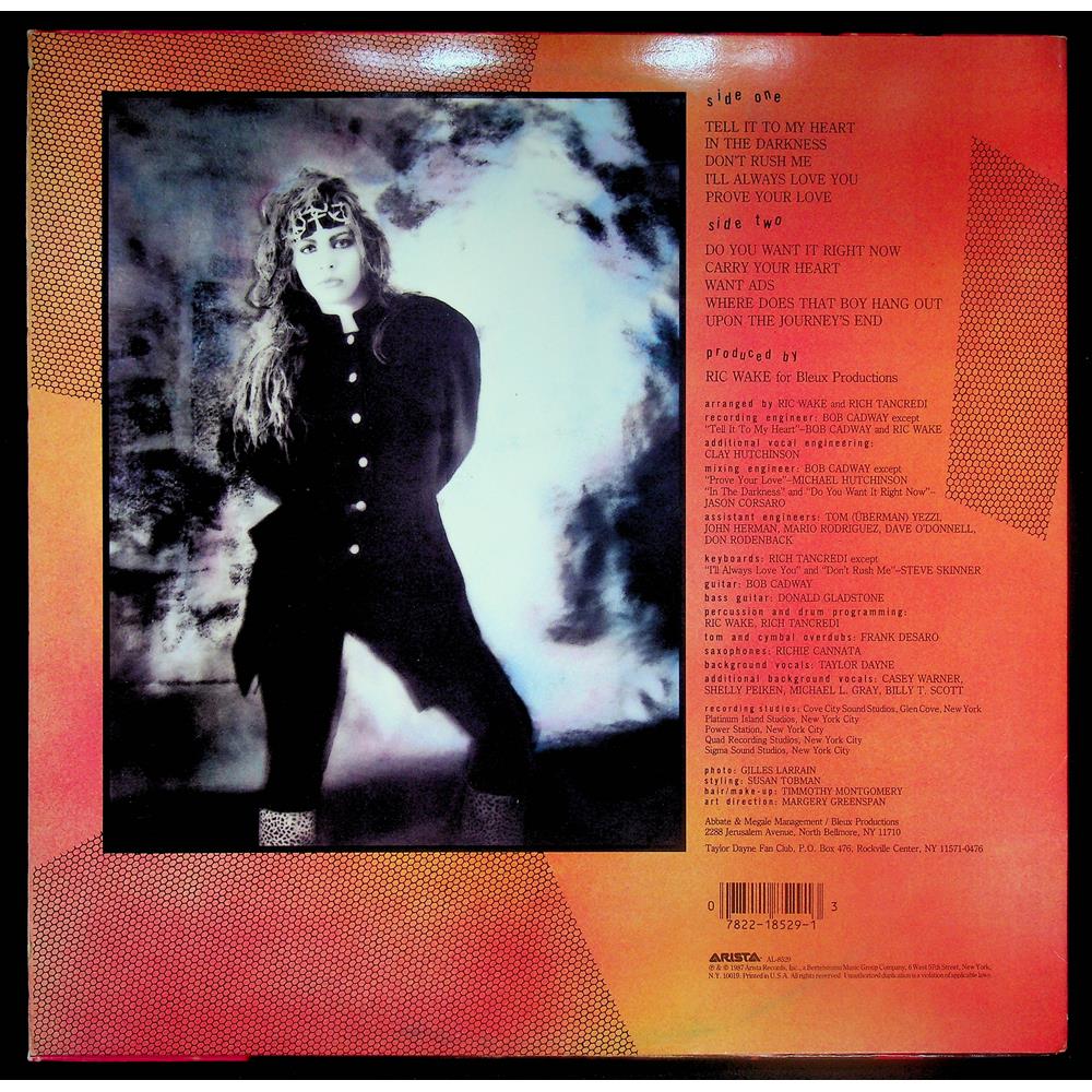 EBOND Taylor Dayne - Tell It To My Heart Vinile V052133