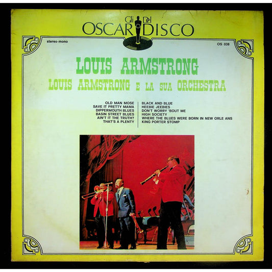 EBOND Louis Armstrong - Louis Armstrong E La Sua Orchestra Vinile V053021